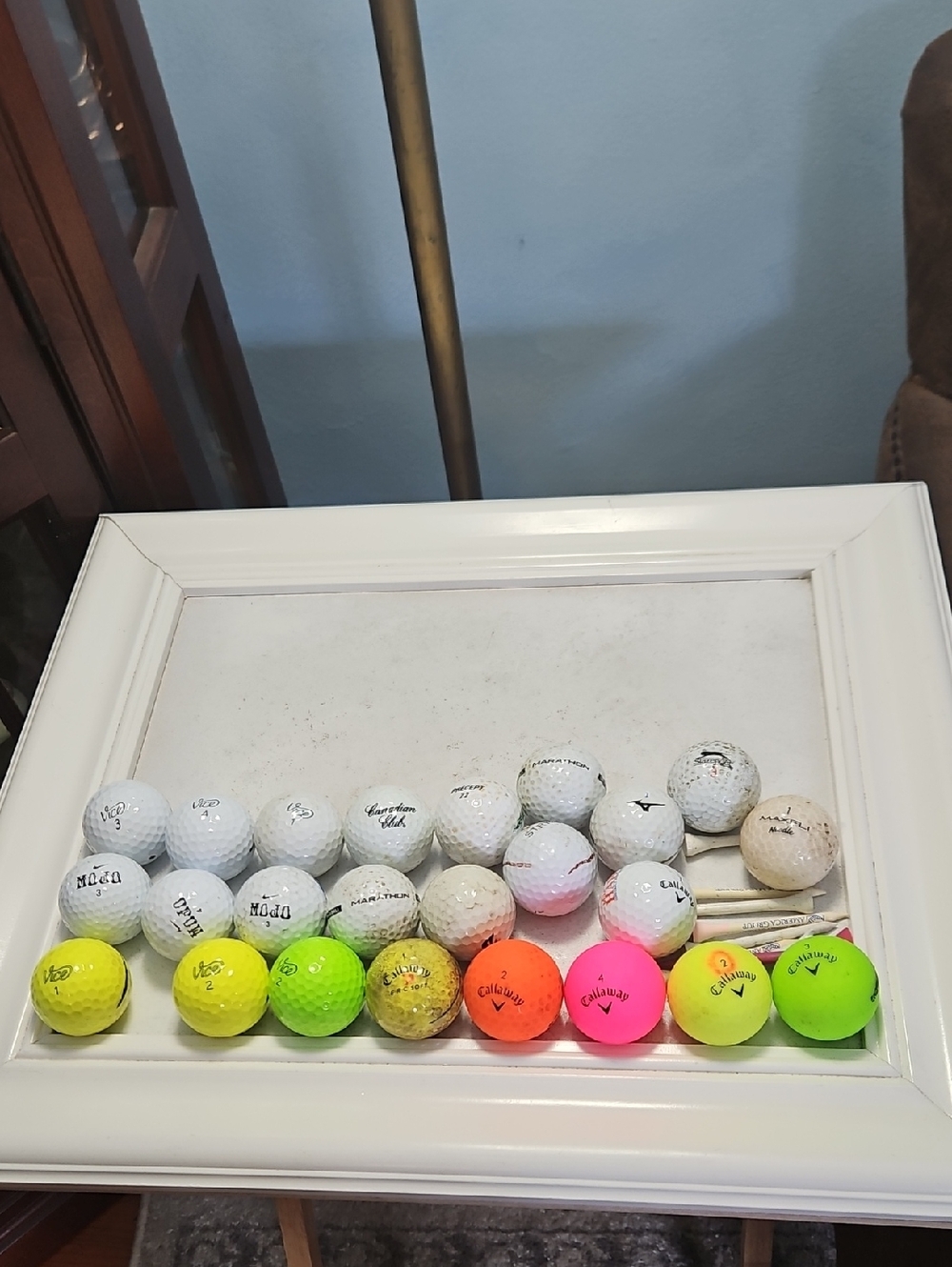 24 Used Golf Ball Bundle - Vibrant - Callaway, Vice, Stryker